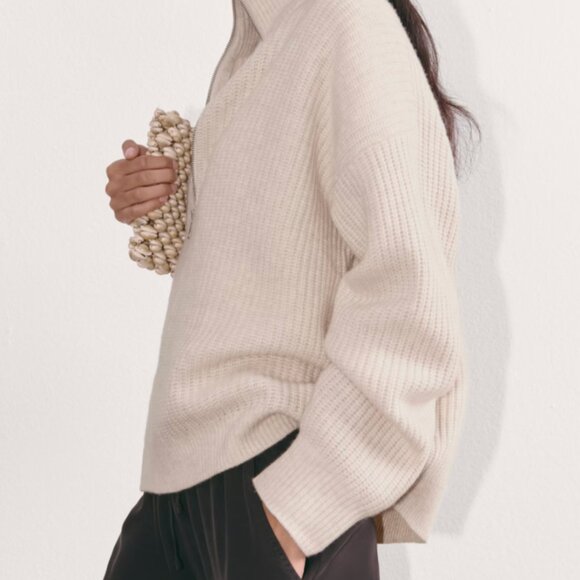 Everlane The Half-Zip Sweater in Luxe Merino - Picture 4 of 7